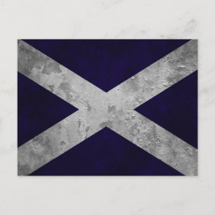 Saltire Grunge Vykort