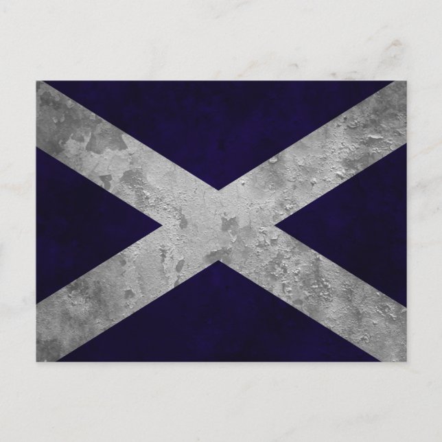 Saltire Grunge Vykort (Framsida)