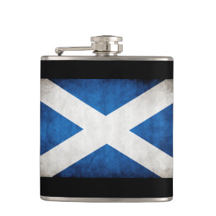 Saltire - skotsk flagga fickplunta