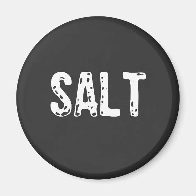 Saltkostym - Salt- och pepparparkostym Magnet (Framsidan)