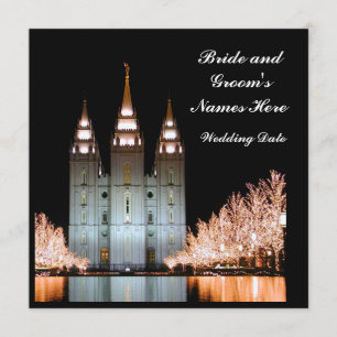 SaltLakeTemple-inbjudanToWeddingReception Inbjudningar