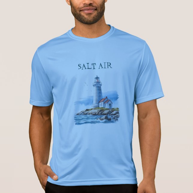 Saltlufts fyr t shirt (Framsida)
