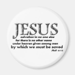 Saltning i JESUS-ensamen Magnet