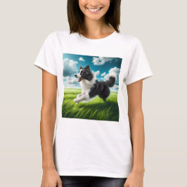 Salto de Alegría: Border Collie en Acción T Shirt