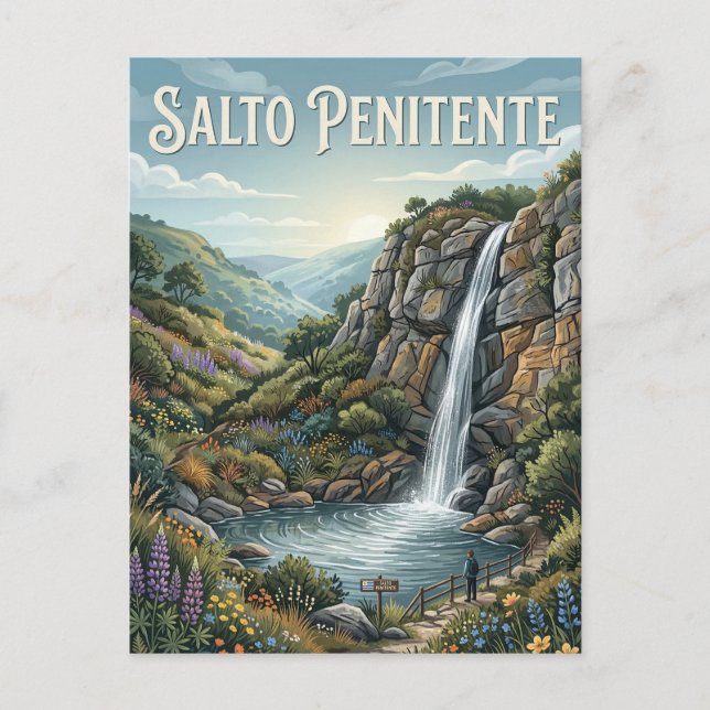 Salto del Penitente Vykort (Framsida)