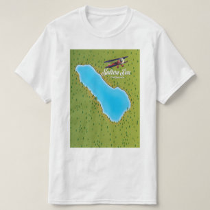 Salton Sea California USA karta T Shirt