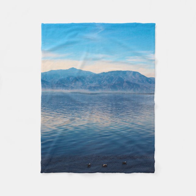 Salton Sea-lugn Fleecefilt (Framsidan)
