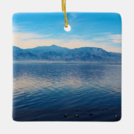 Salton Sea-lugn Julgransprydnad Keramik