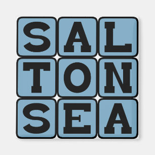 Salton Sea, Södra Kalifornien Endorheic Rift Magnet