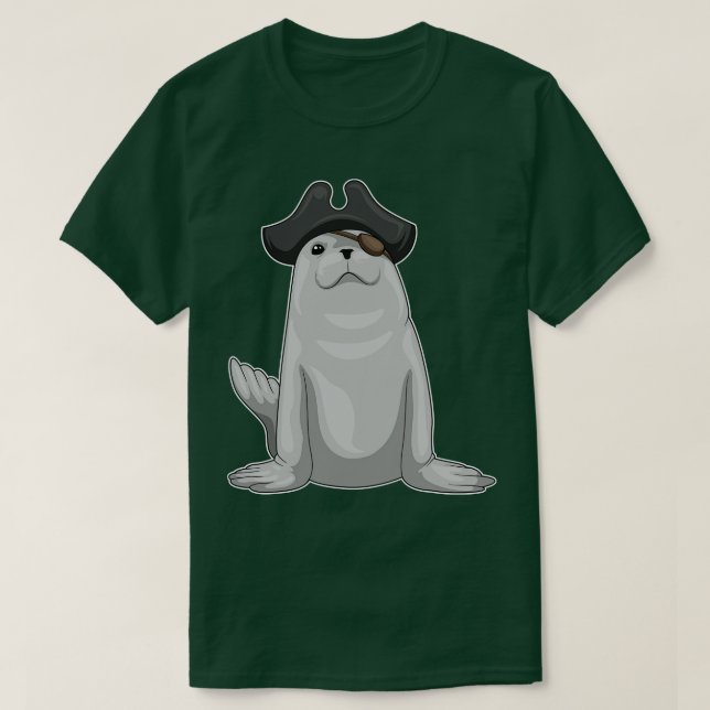 Sältplåster Pirat Öga T Shirt (Design framsida)