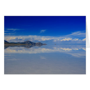 Saltslätter från uyuni hälsningskort