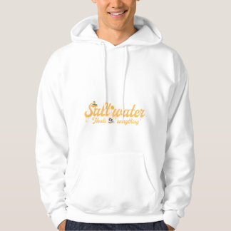 Saltvatten botar allt Surfkonst Hoodie