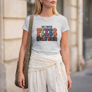 Saltvatten Fixar Allt Design T Shirt