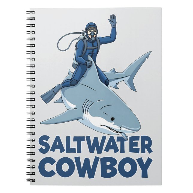 Saltvattenscowboyen Anteckningsbok (Framsidan)