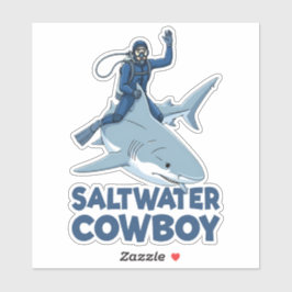 Saltvattenscowboyen Klistermärken