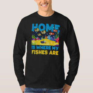Saltwater Aquarium Hem är mitt fiske T Shirt
