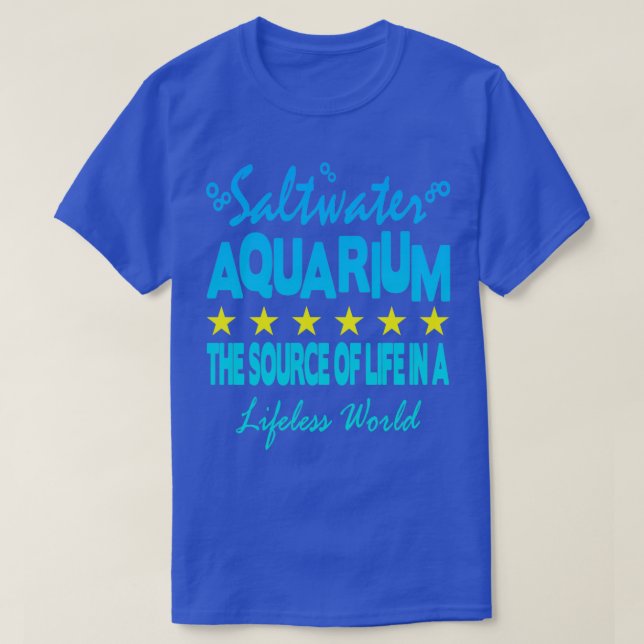 Saltwater Aquarium T Shirt (Design framsida)