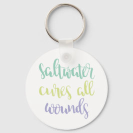 Saltwater botar alla sår i nyckelkedjan nyckelring