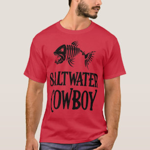 Saltwater Cowboyfiske T Shirt