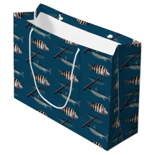 Saltwater Fisherman Papper Gift Bag