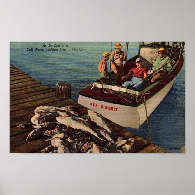 Saltwater Fishing in Florida Poster (Framsidan)