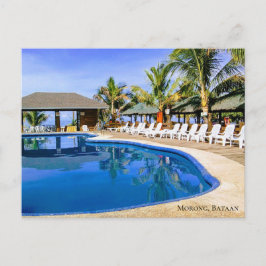 Saltwater Pool Beach Resort Morong, Bataan Vykort