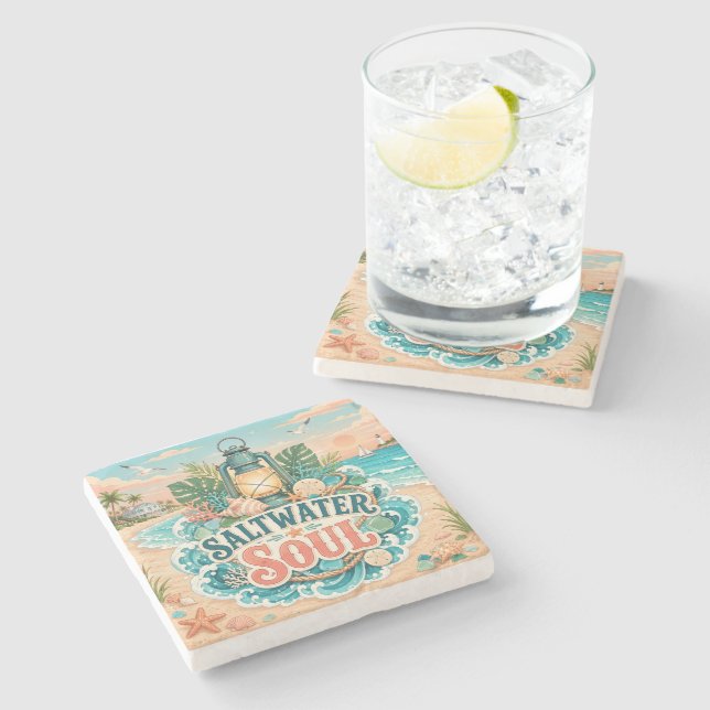 Saltwater Soul Stenunderlägg (Sidan)