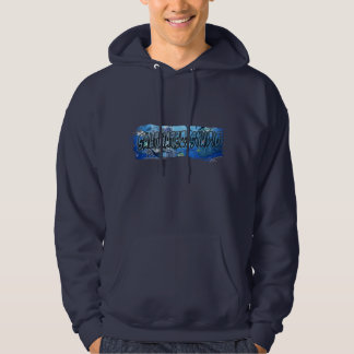 Saltwater-studio med hoodie.en för sweatshirt med luva