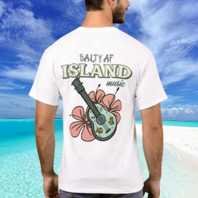 Salty AF Island Music T Shirt (Skapare uppladdad)