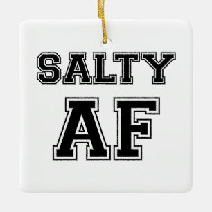 SALTY AF JULGRANSPRYDNAD KERAMIK