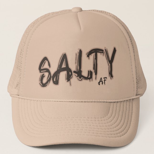 "Salty AF" logotyp Sandy Beach Keps (Framsida)