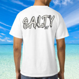 Salty AF-Logotyp T Shirt