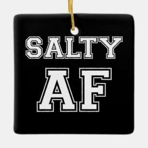 SALTY AF PING PONG BOLL JULGRANSPRYDNAD KERAMIK