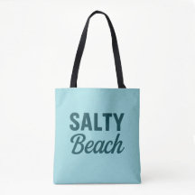Salty Beach Life | Kustnära Tealblå Grafisk Print