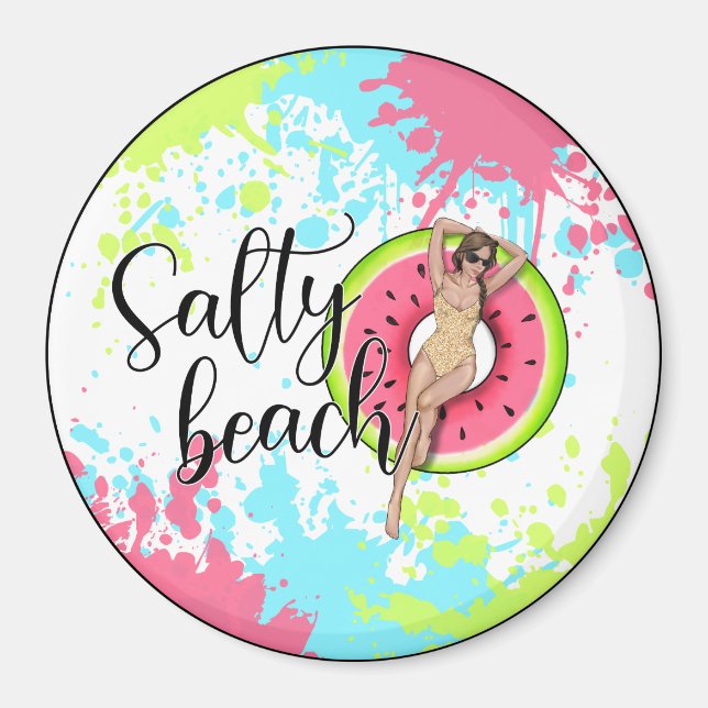 Salty Beach Magnet (Framsidan)