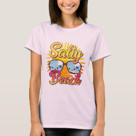 Salty Beach Summer Women's T-shirt | Hej Summer