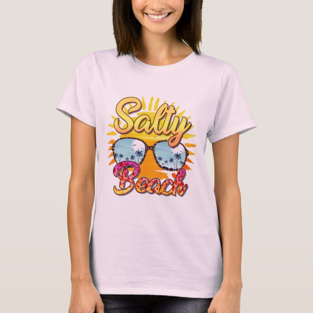 Salty Beach Summer Women's T-shirt | Hej Summer (Framsida)