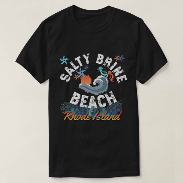 Salty Brine Beach, Rhode Island T Shirt (Design framsida)