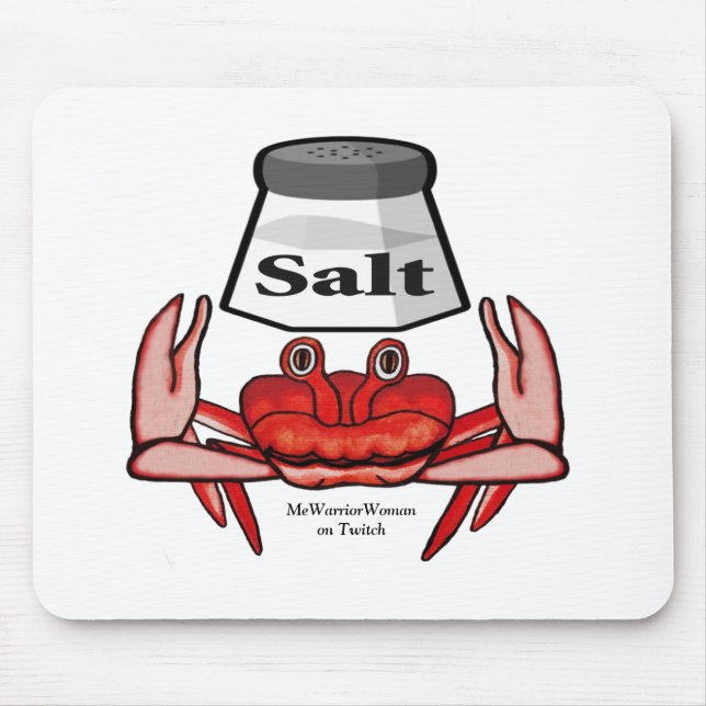 Salty Crab, MeWarriorWoman på Twitch Musmatta (Framsidan)