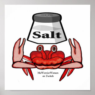 Salty Crab, MeWarriorWoman på Twitch Poster