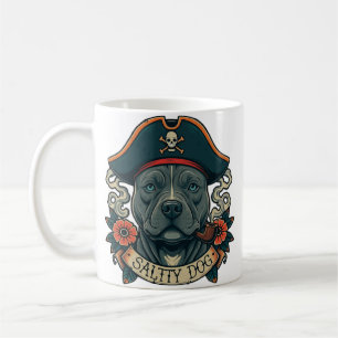 Salty Dog Pitbull Kaffemugg