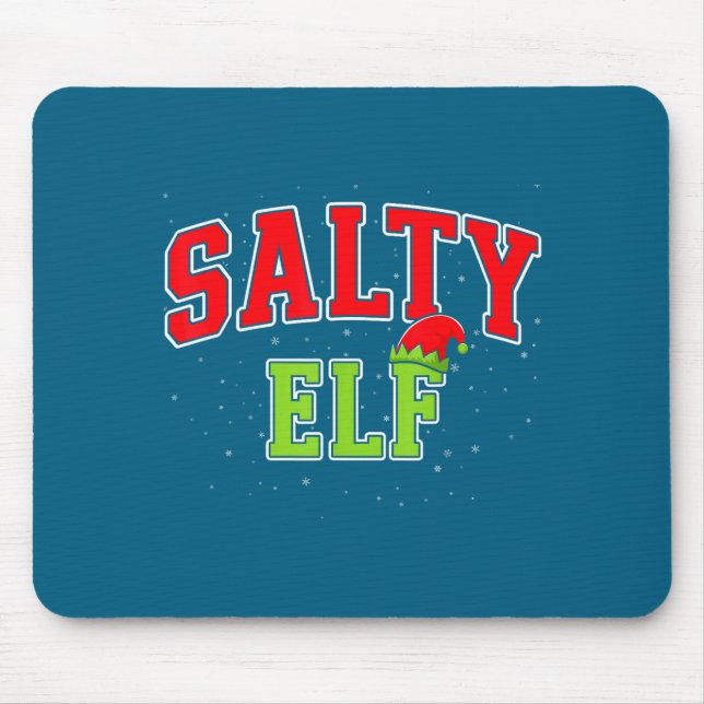 Salty Elf Christmas Family Matching Group Xmas  Musmatta (Framsidan)