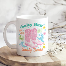"Salty Hair Sandy Boots" Boho Coastal Cowgirl
