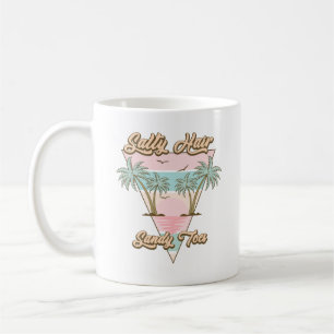 Salty Hair Sandy Toes Tropical Summer Beach Life Kaffemugg