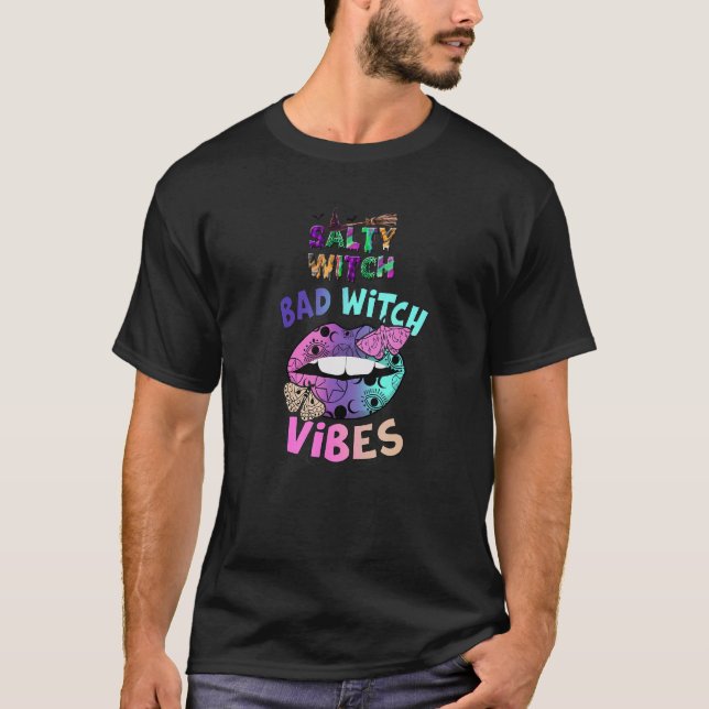 Salty häxvibbar t shirt (Framsida)