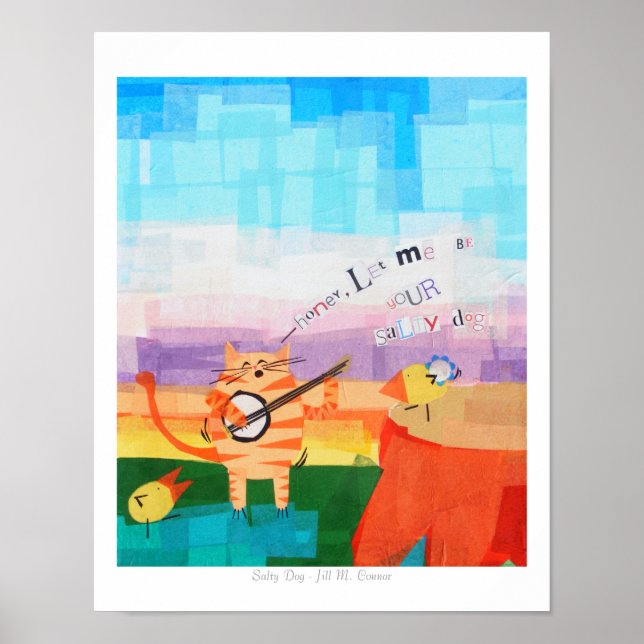 Salty Hund Poster (Framsidan)