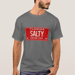 Salty Life 1969 Retro Floridas registreringsskyl T Shirt