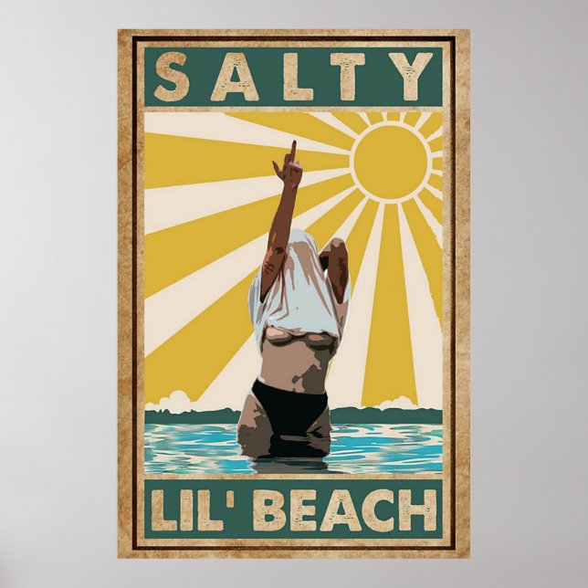 Salty Lil Strand Poster (Framsidan)