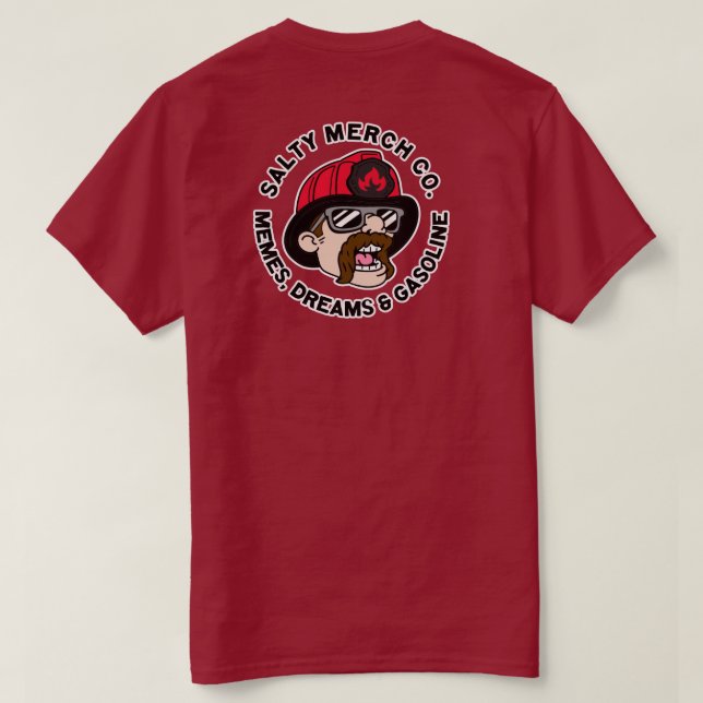 Salty Merch Co. T-Shirt (Design baksida)