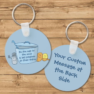 Salty Potato Soppa Keychain Nyckelring